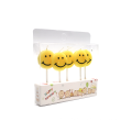Smile Birthday Cake Party Candles